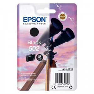 Tinteiro Epson Singlepack Black 502 Ink